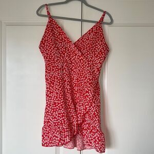 Ditsy Floral  Dress  w Adjustable Straps